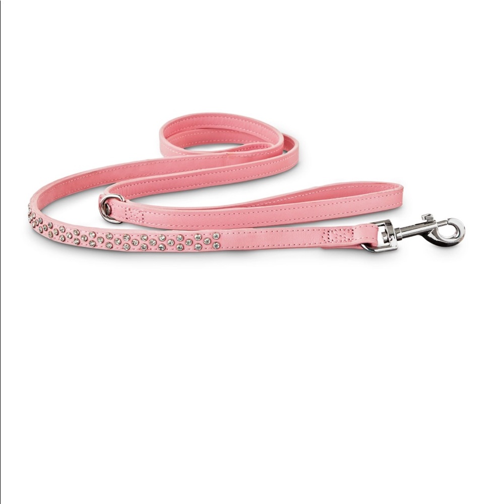 Bond & Co. Pink Leash, Genuine Leather